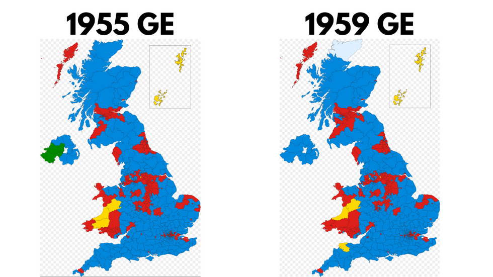 1955/1959 General Election Results