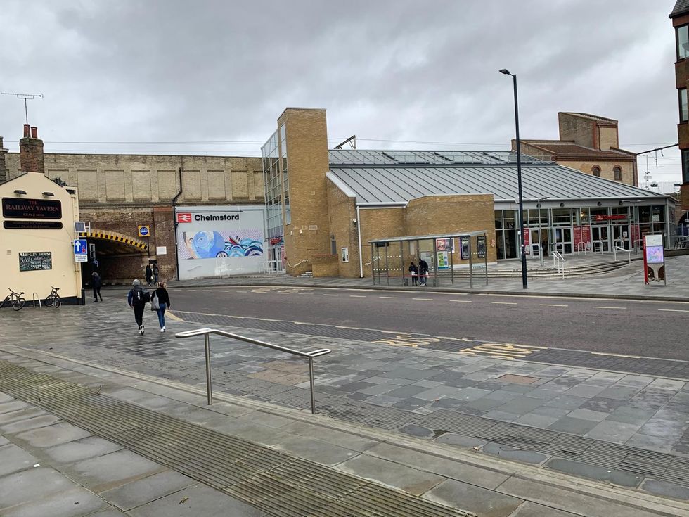 A broad view of Chelmsford Train Station