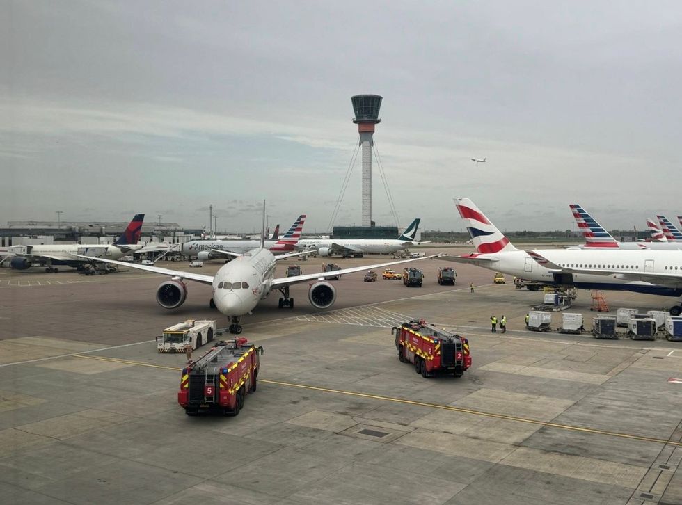 A collision took place at Heathrow Airport