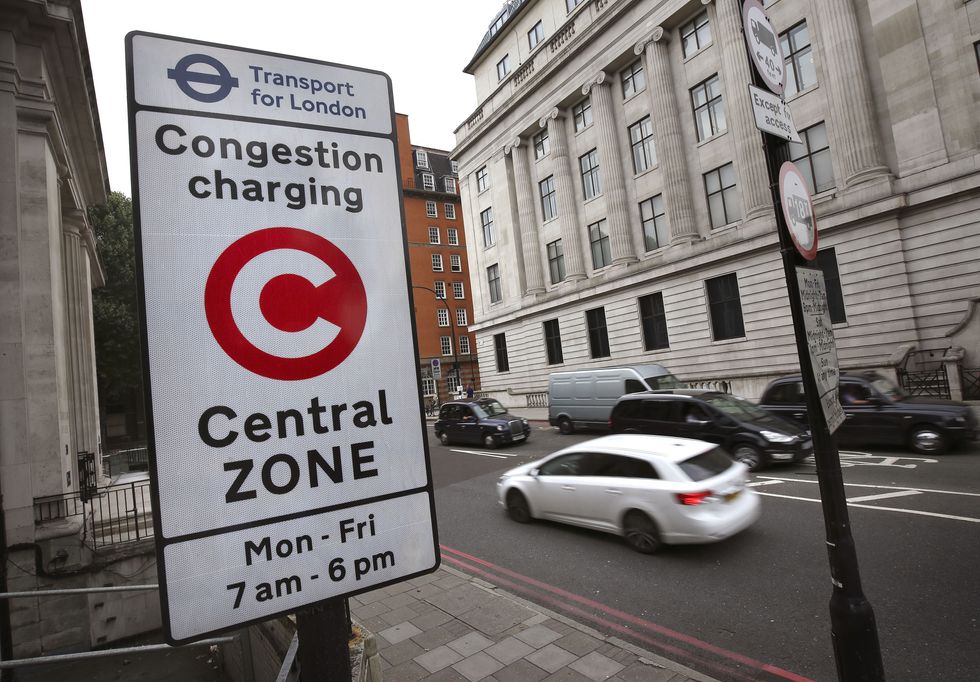 A Congestion Charge sign