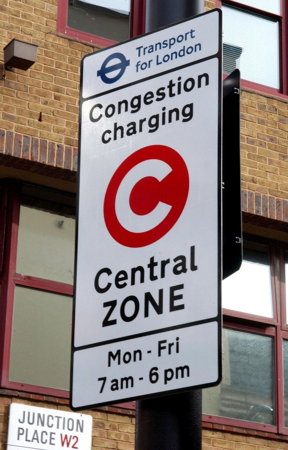 A Congestion Charge sign