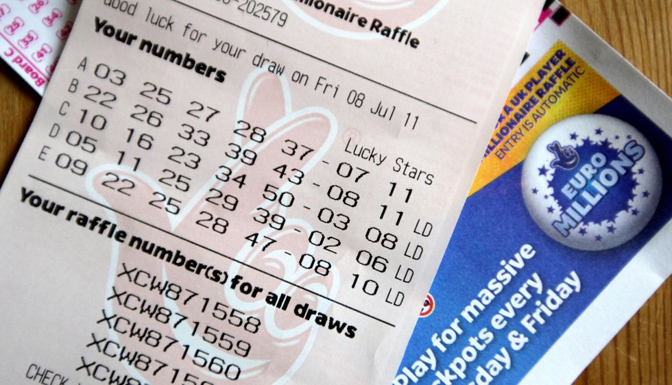 A Euromillions Ticket