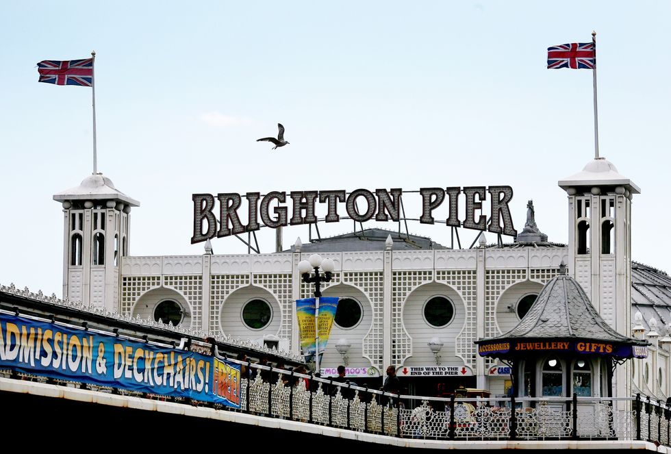 A general view of Brighton Pier in Brighton, East Sussex