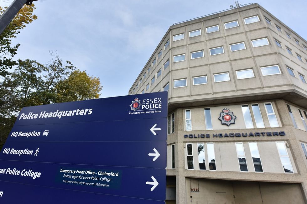 A general view of the Essex Police Headquarters building on October 31, 2019 in Chelmsford, Essex