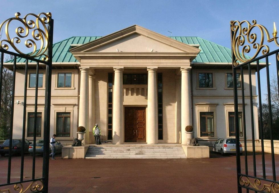 A general view of Toprak Mansion on Bishop's Avenue, Hampstead