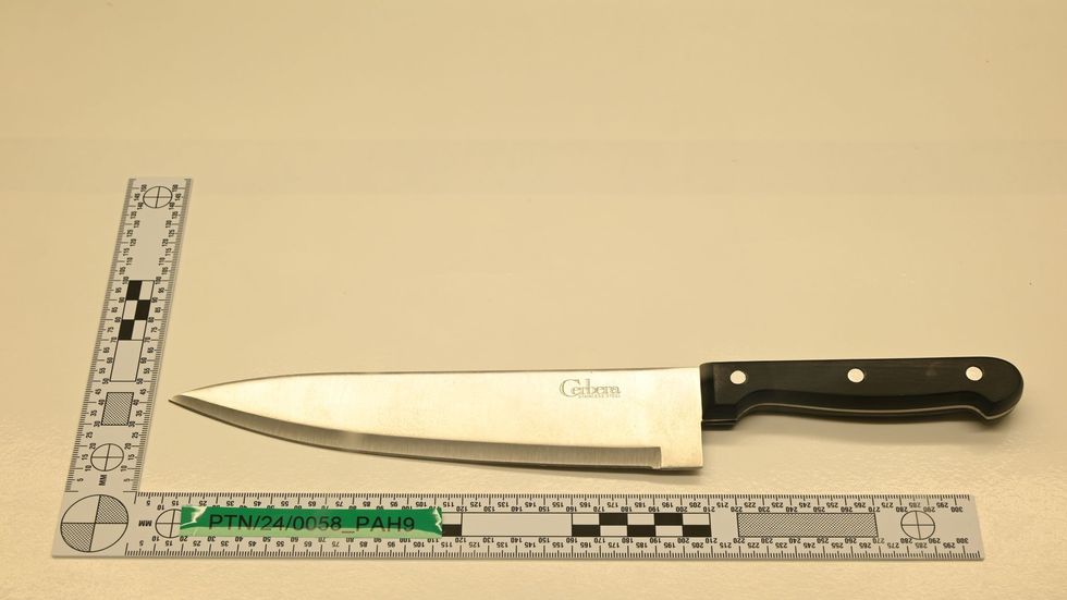 A knife identical to the one used by Axel Rudakubana in his Southport killing spree