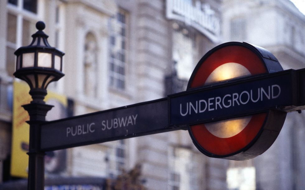 A London Underground sign