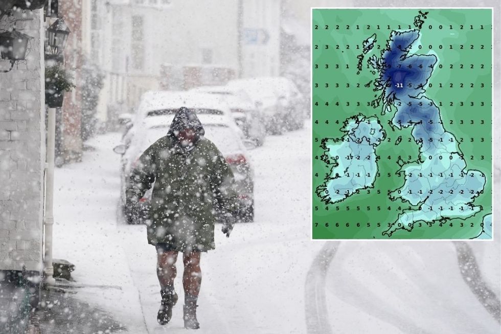 Met Office Weather forecast snow UK - Figure 1