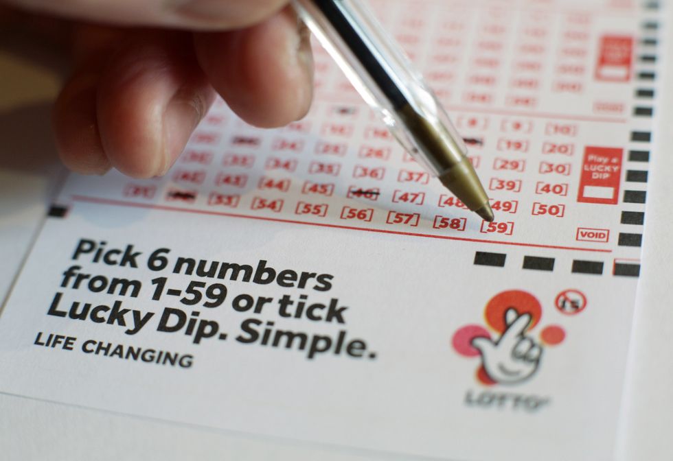 A National Lottery Lotto ticket