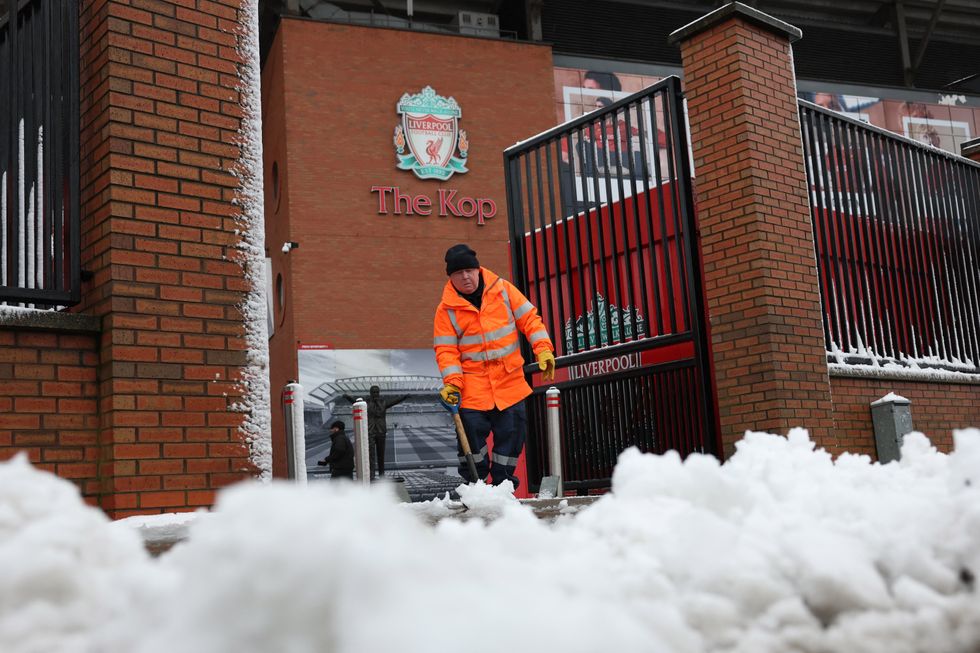 A safety meeting was held to determine whether to postpone the match