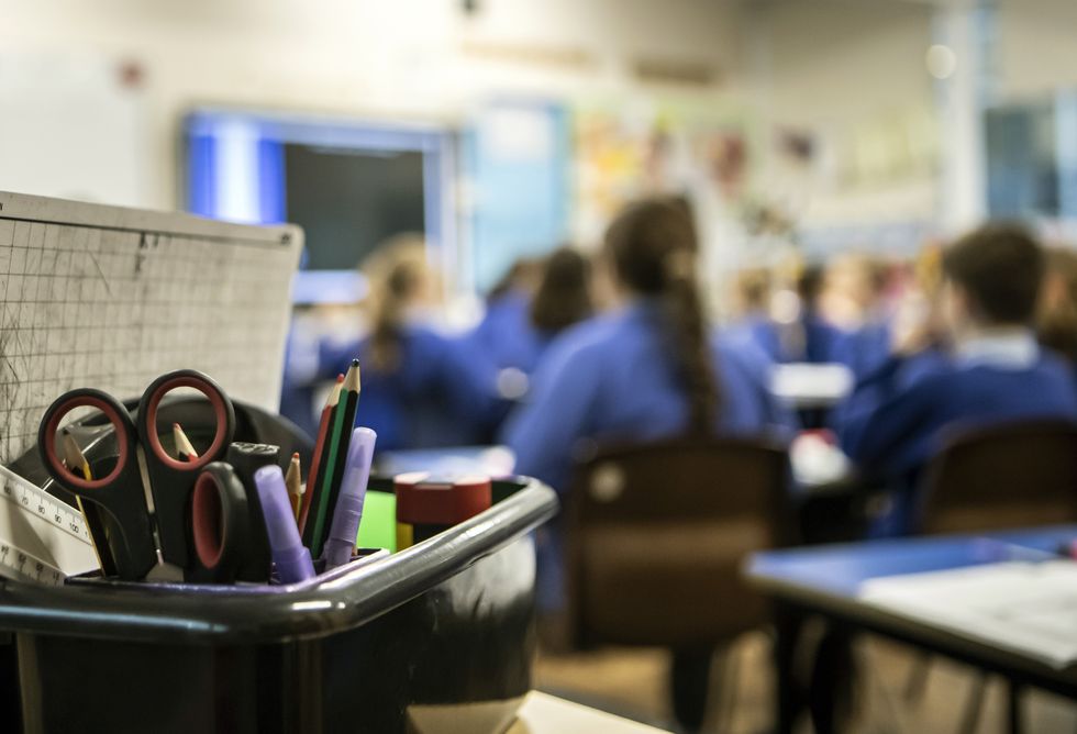 A stock image of a classroom