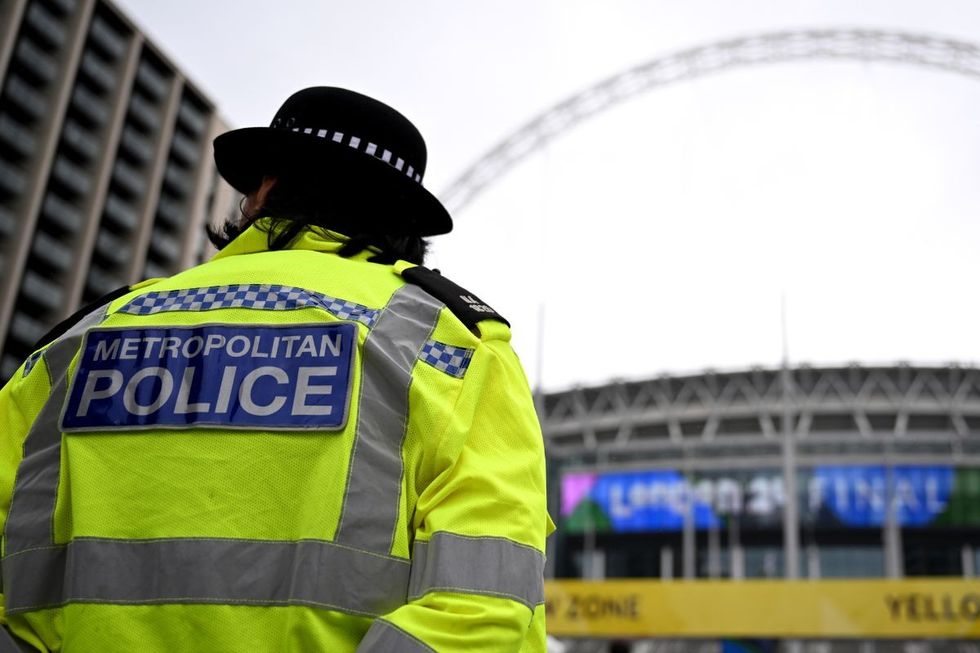 A stock image of a police officer