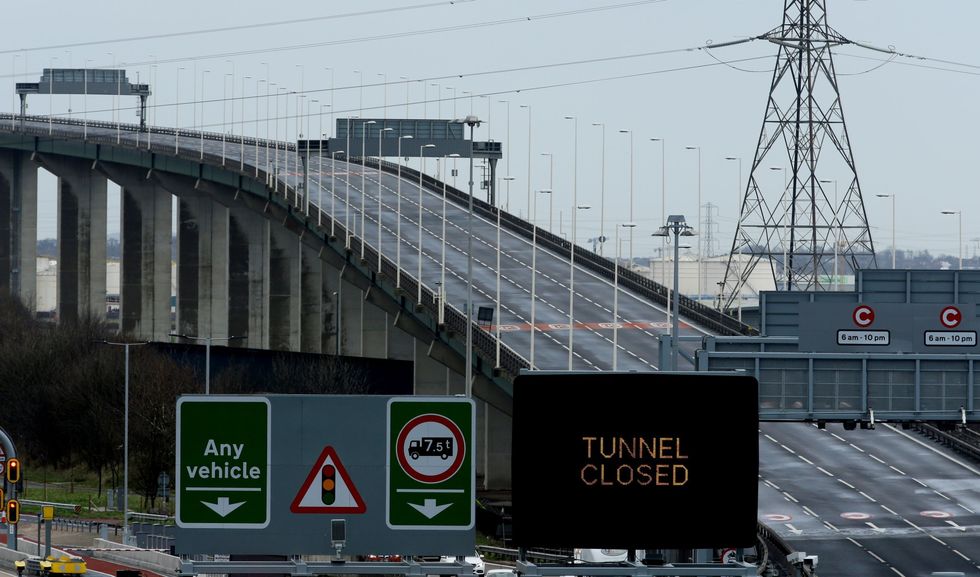 A stock image of the QEII Bridge