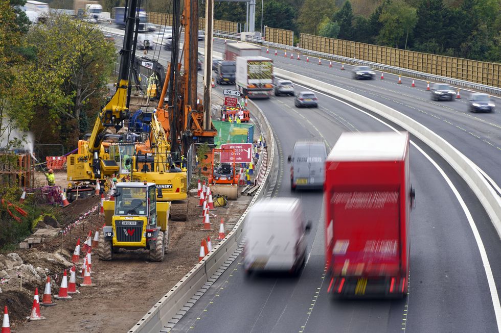 A UK smart motorway