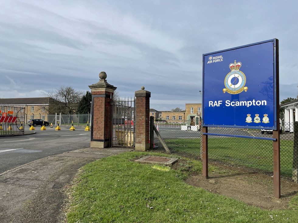 A view of RAF Scampton