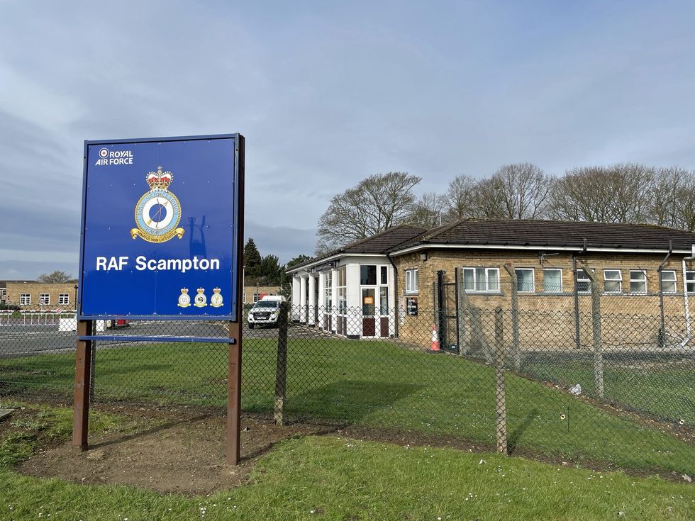 A view of RAF Scampton