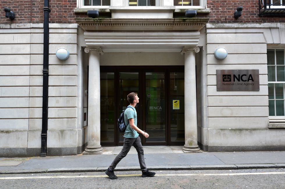 A view of the National Crime Agency (NCA) in Westminster, London