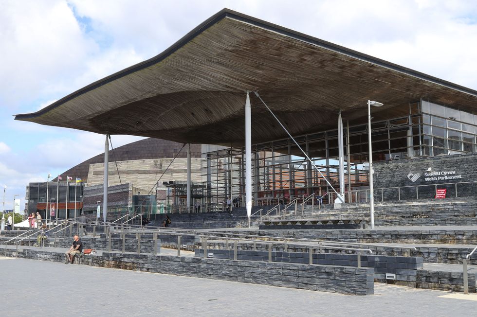 A view of the Senedd