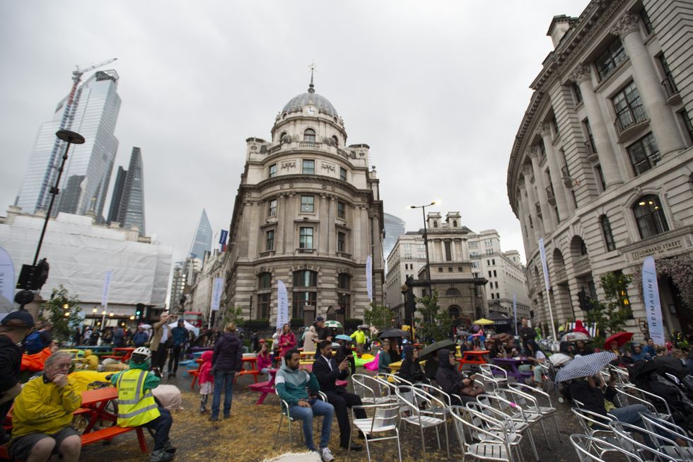 A World Car Free Day celebration in London