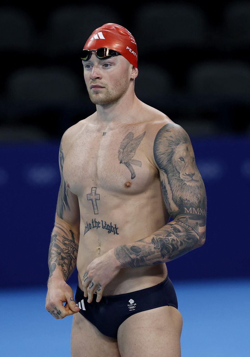 Adam Peaty was bidding to win a third consecutive gold medal