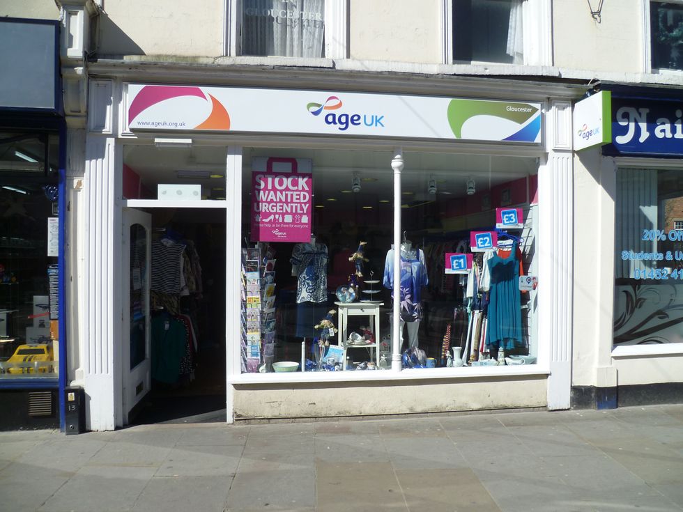 Age UK storefront