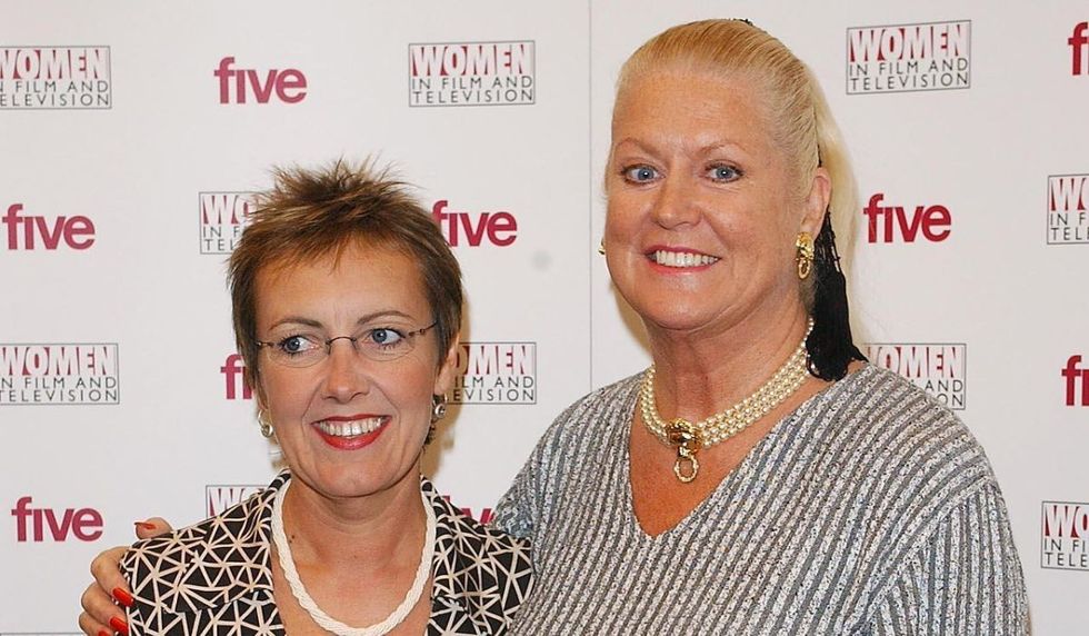 Aggie [MacKenzie] and Kim Woodburn