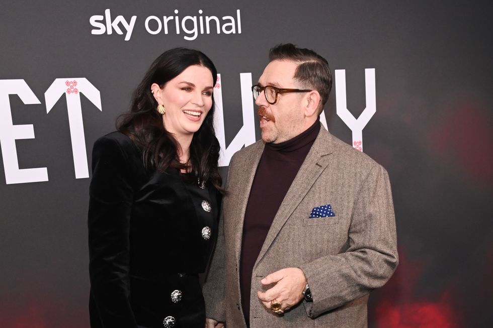 Aisling Bea and Nick Frost