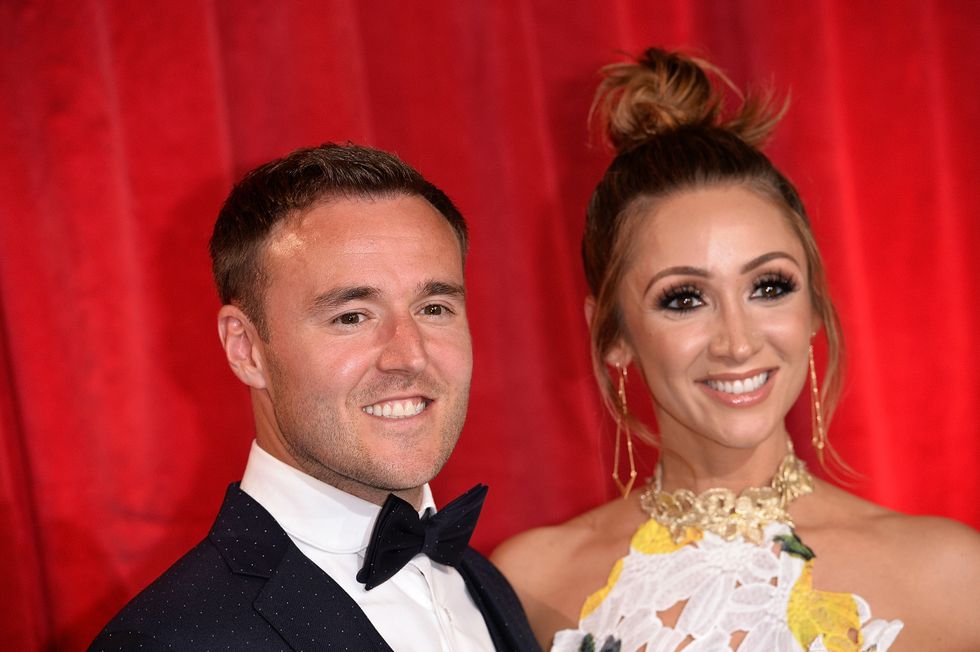 Alan Halsall and Lucy-Jo Hudson