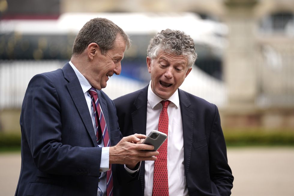 Alastair Campbell and Jonathan Powell