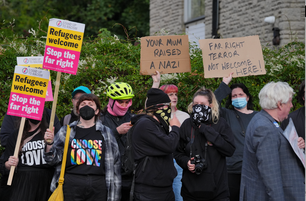 Aldershot protesters