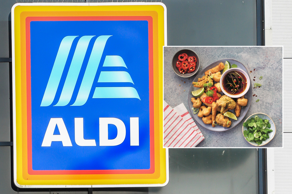 Aldi store sign / vegan foods