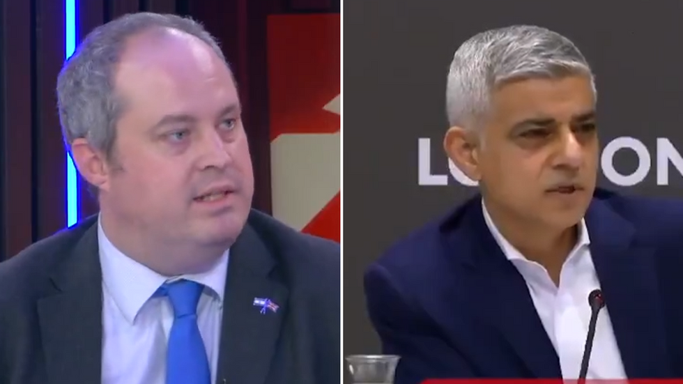 Alex Wilson and Sadiq Khan