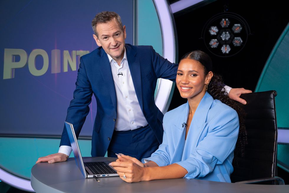 Alexander Armstrong and Vick Hope