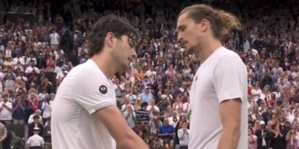 Taylor Fritz reveals what he said to Alexander Zverev in a long conversation at the net after his epic Wimbledon comeback