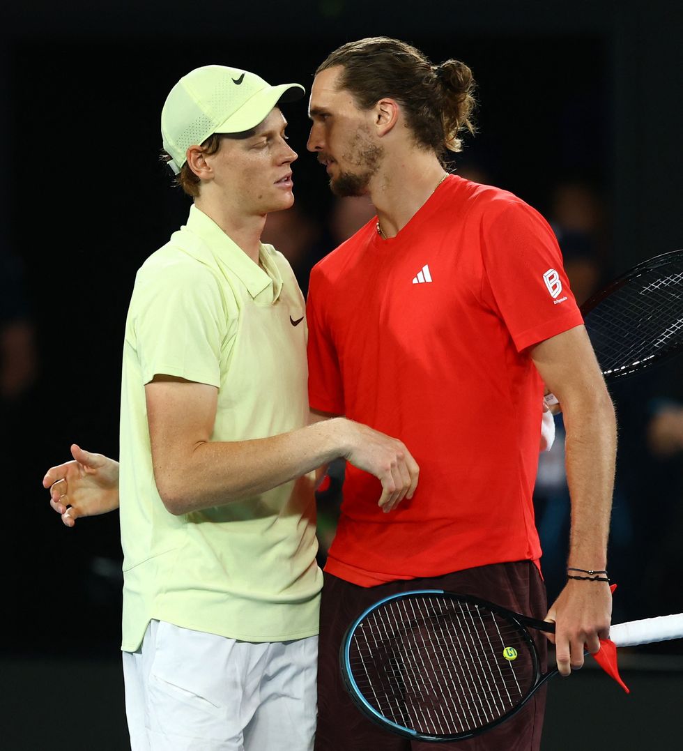 Alexander Zverev Australian Open Jannik Sinner