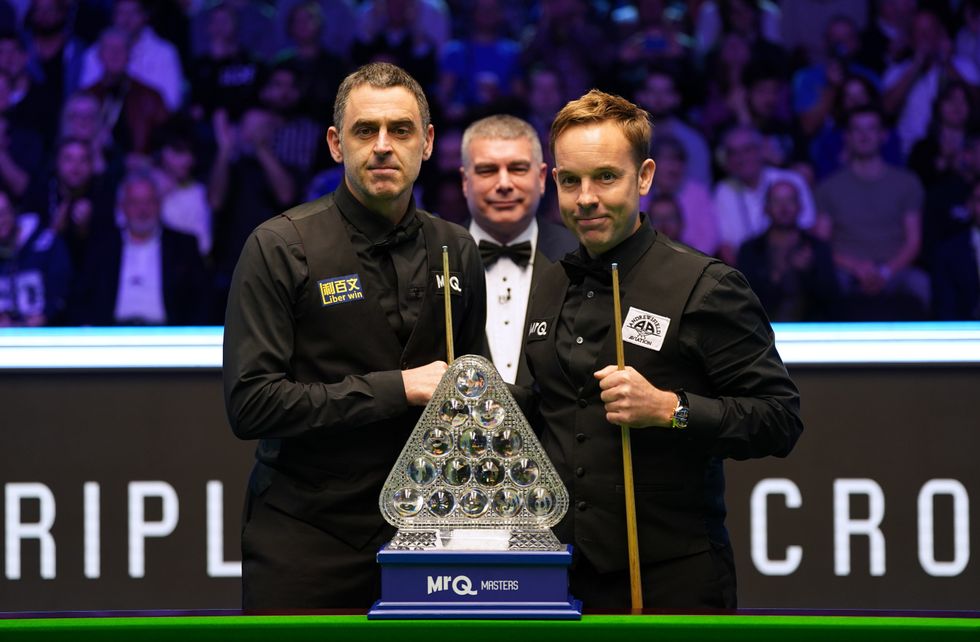 Ali Carter and Ronnie O'Sullivan competed in a heated final last year