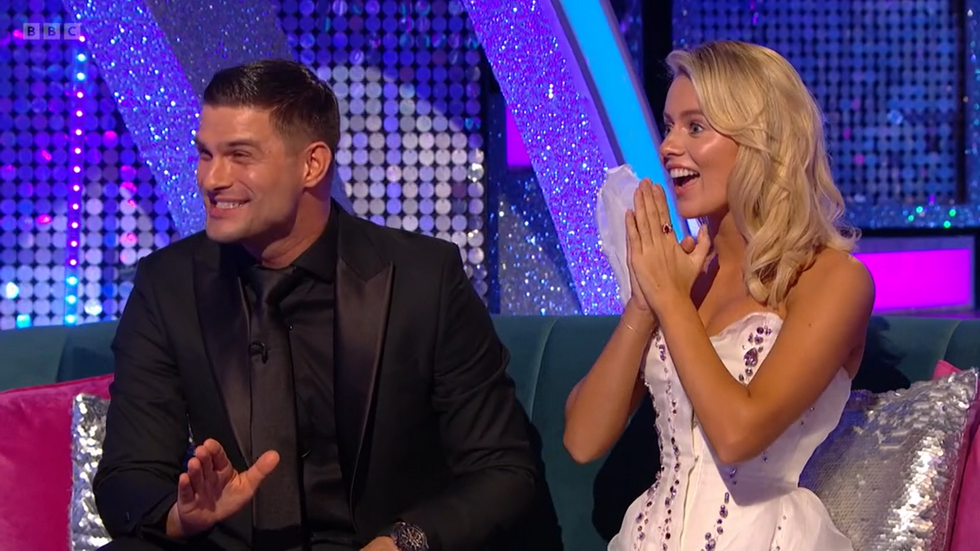 Aljaz Skorjanec and Tasha Ghouri on It Takes Two