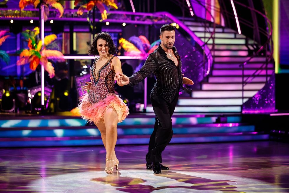 Amanda Abbington had been partnered with Giovanni Pernice on Strictly