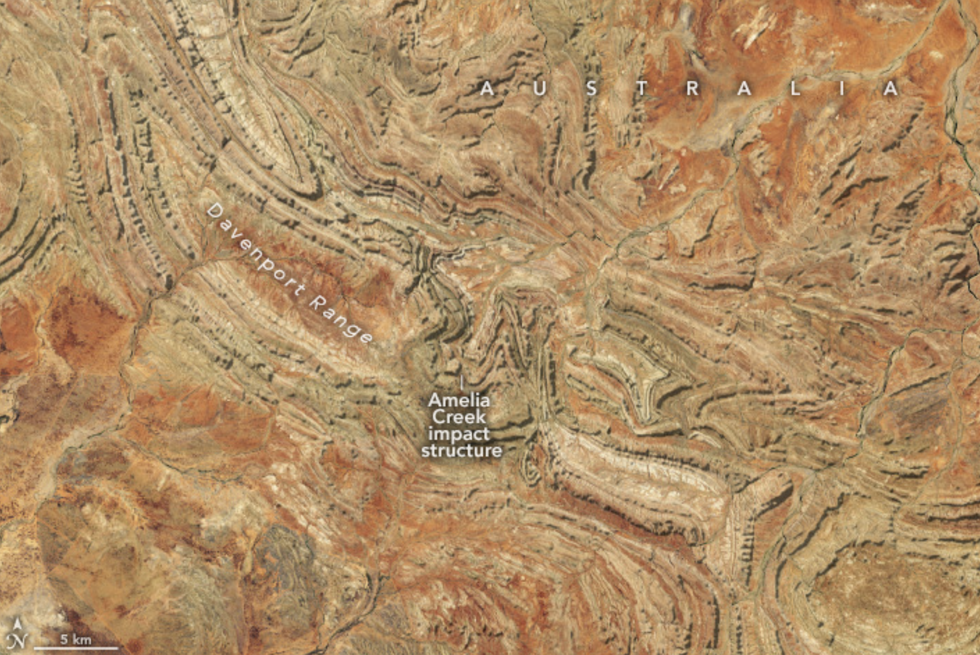 Amelia Creek impact structure