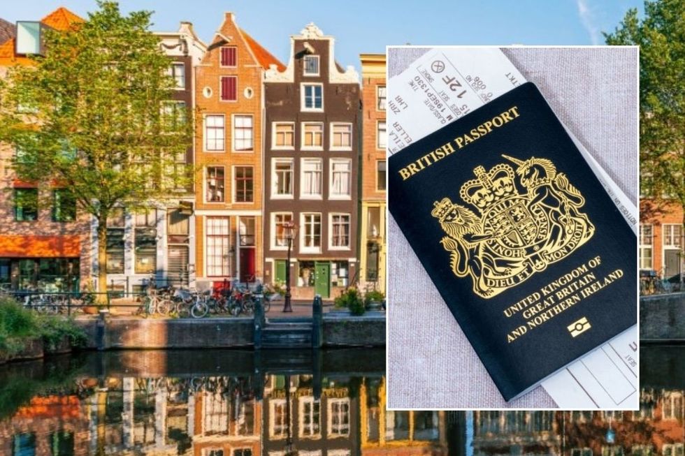 Amsterdam and passport