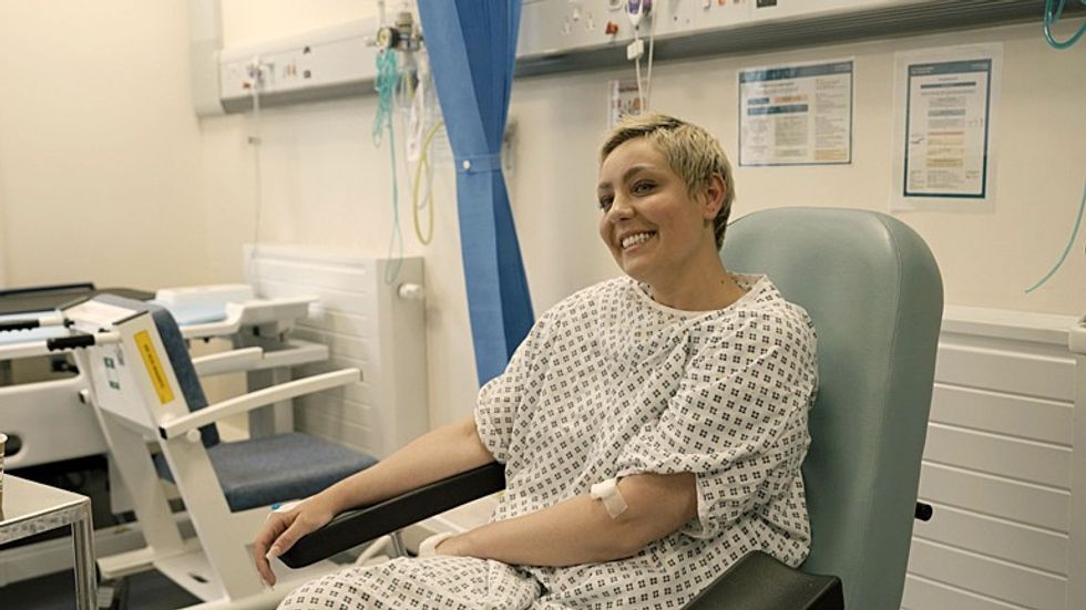 Amy Dowden in hospital