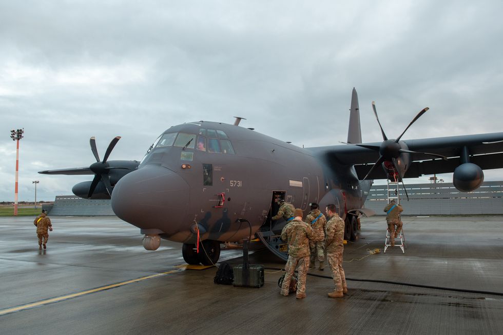 An image of airman at RAF Mildenhall in Suffolk