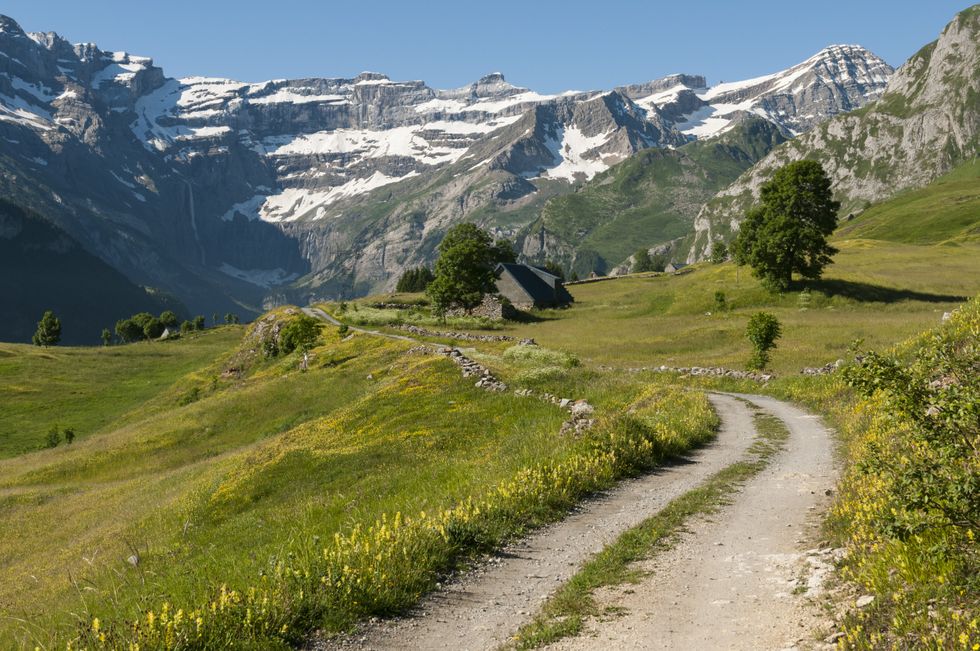 An image of the Pyrenees