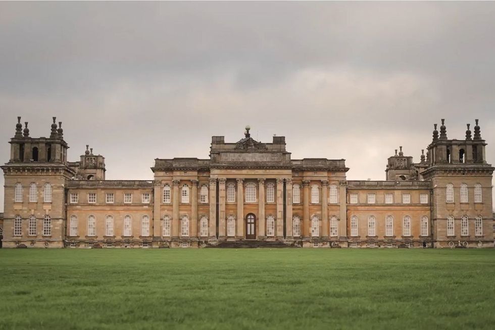 An outside shot of Blenheim Palace