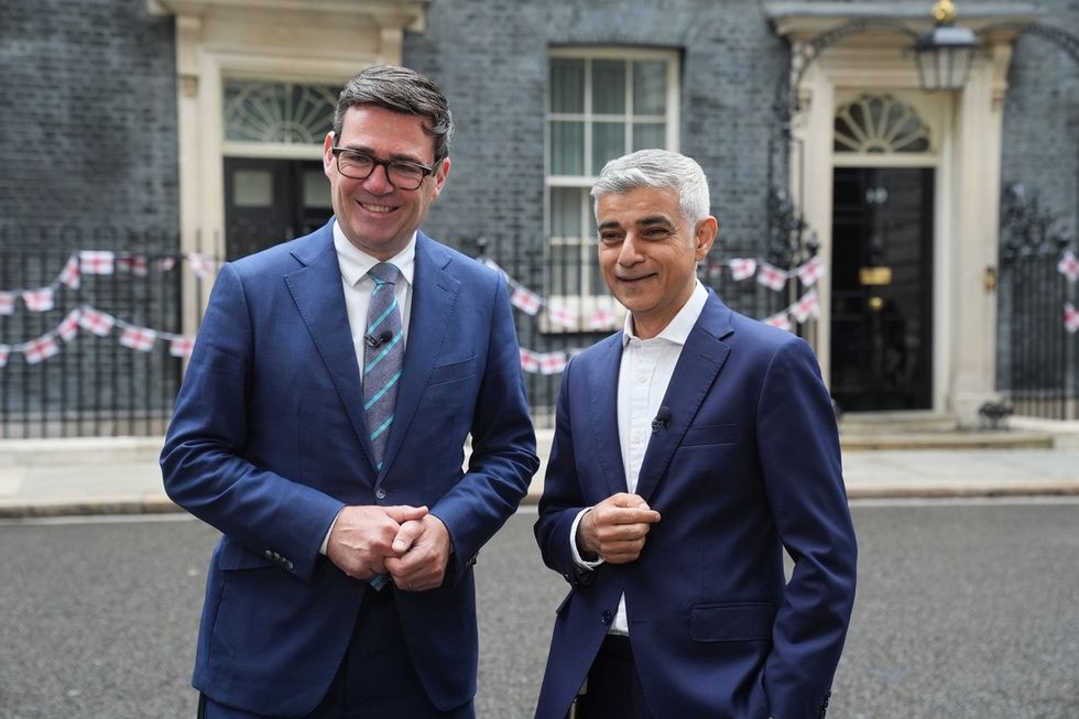 Andy Burnham and Sadiq Khan