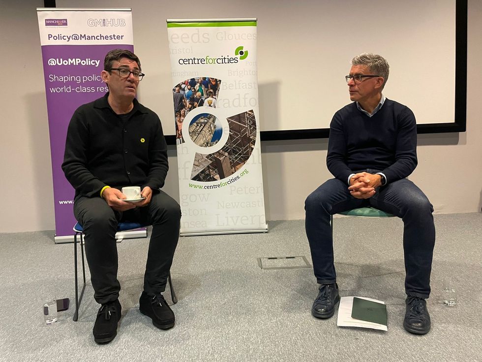 Andy Burnham attended a fringe event at the Museum of Liverpool