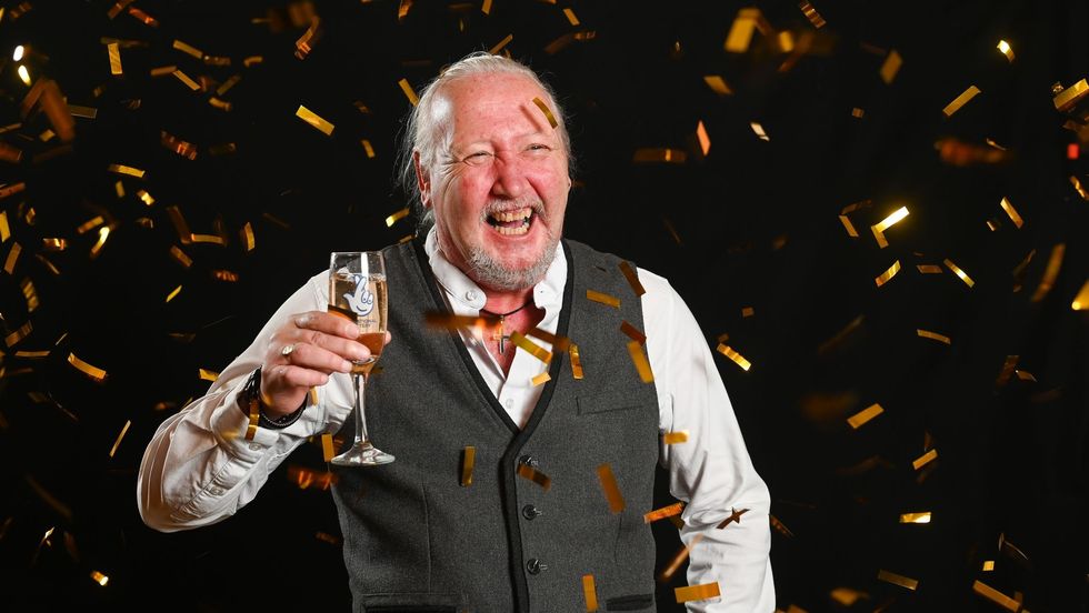 Andy Hornsby found out about his win on New Year's Eve