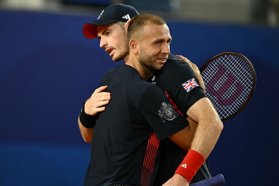 Andy Murray and Dan Evans were in tears at the end