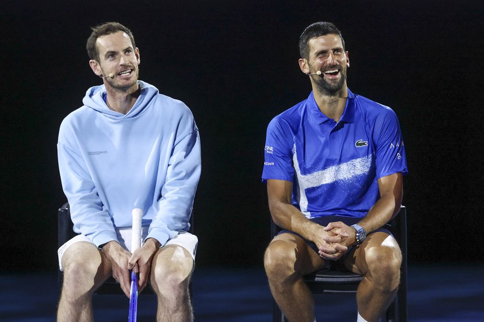 Andy Murray has teamed up with Novak Djokovic in Australia