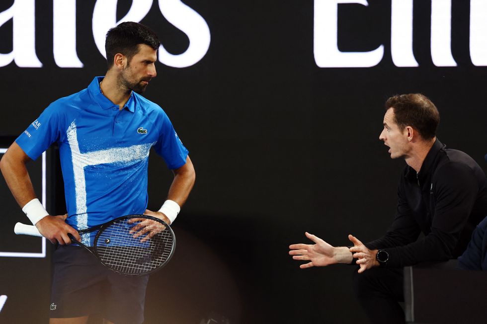 Andy Murray is working with Novak Djokovic at the Australian Open